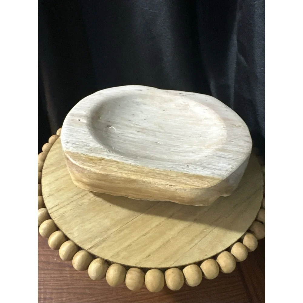 Petrified Wood Bowl Rustic Decor 8.5lbs  Amazing Statement Dish